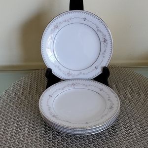 4 Noritake Fairmont Bread & Butter Plates